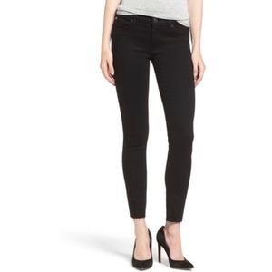 Hudson Krista Ankle Skinny with Raw Edge Jeans.